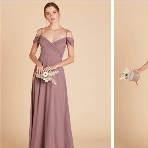 Dark Mauve Birdy Grey bridesmaids dress